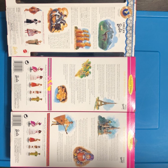 3 never taken out of boxes- Barbies! Around the world! French, Russian,Chilean - Picture 6 of 7